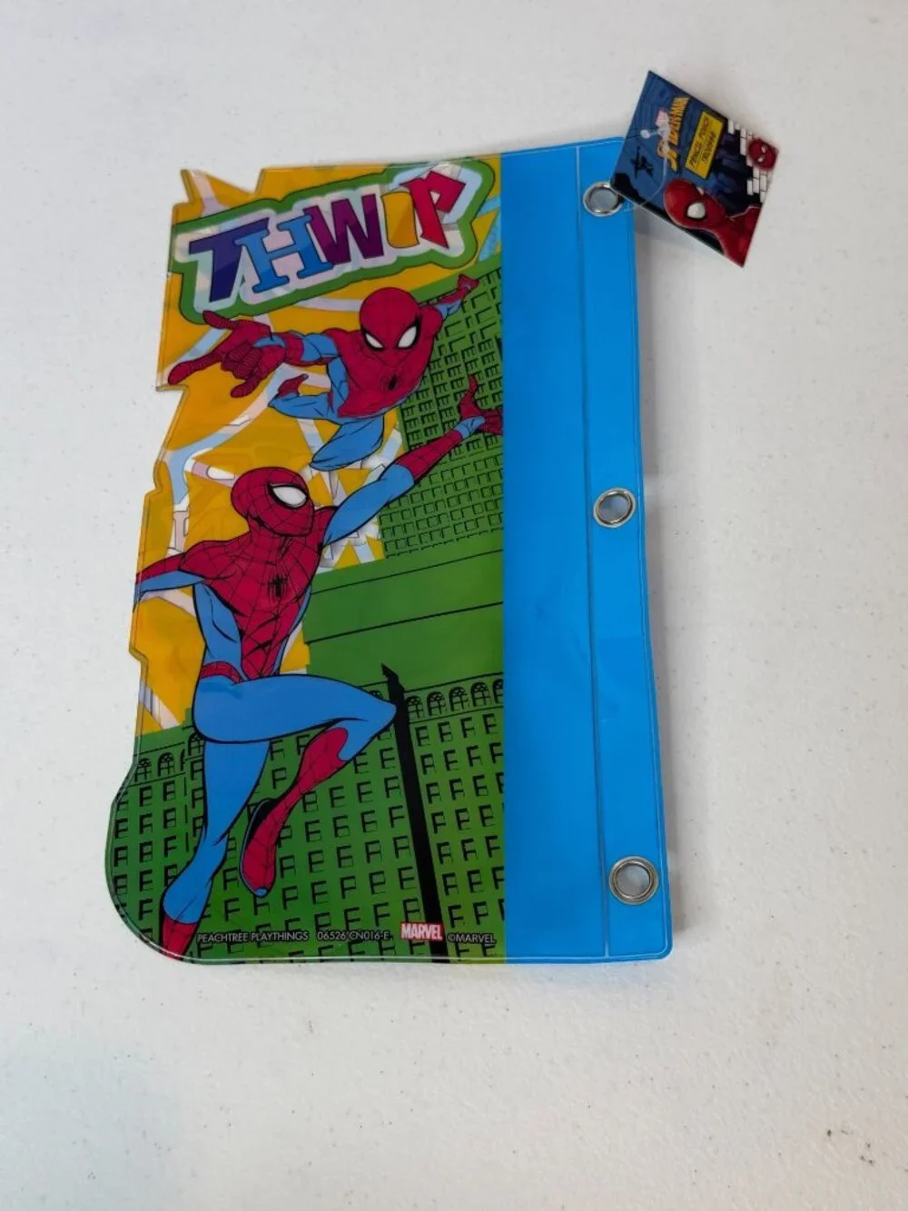 Marvel Spider-Man 3 Piece School Set Folders Journal Pencil Pouch New